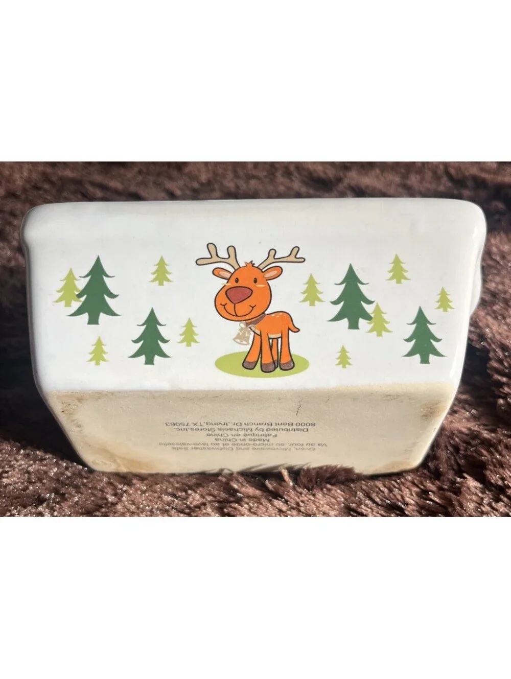 Title:HOLIDAY BAKE! Christmas Mini Loaf Pans Set 4 Ceramic Dishes Santa Snowman